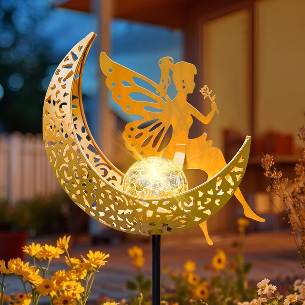 Fairy Moon Solar Lights Outdoor Garden