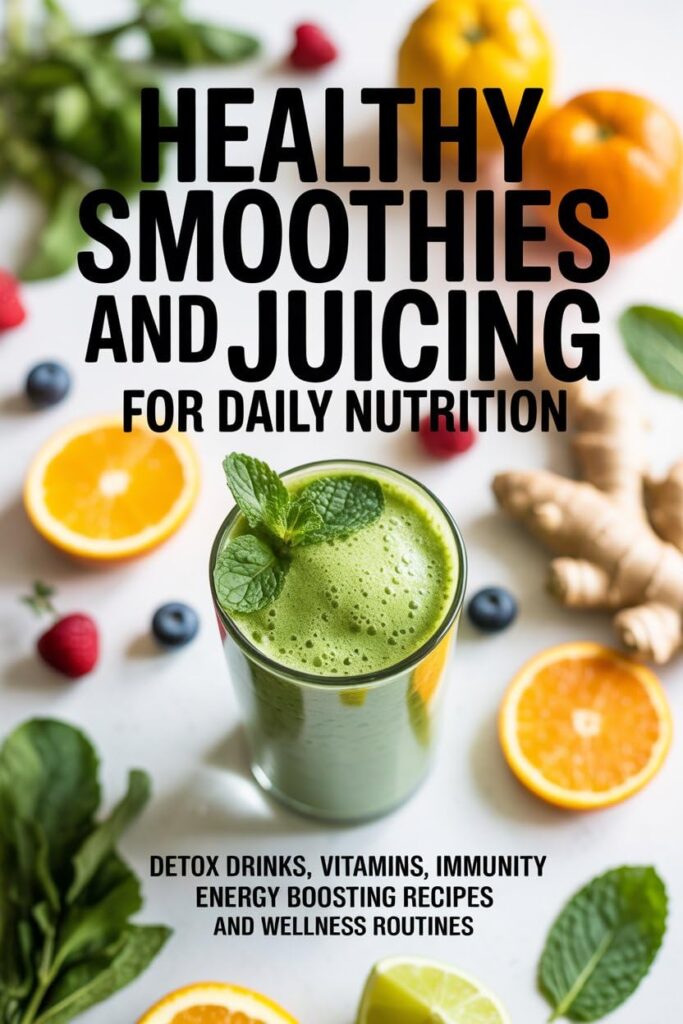 healthy smoothies and juicing recices book