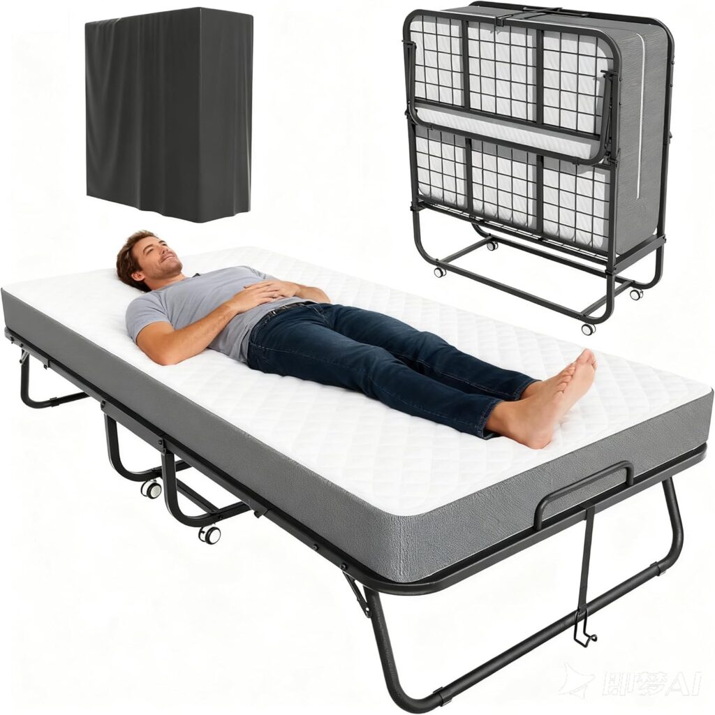 Folding Bed with Mattress