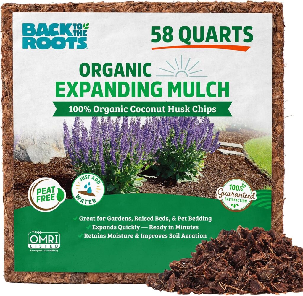 organic mulch for rose garden moisture retention
