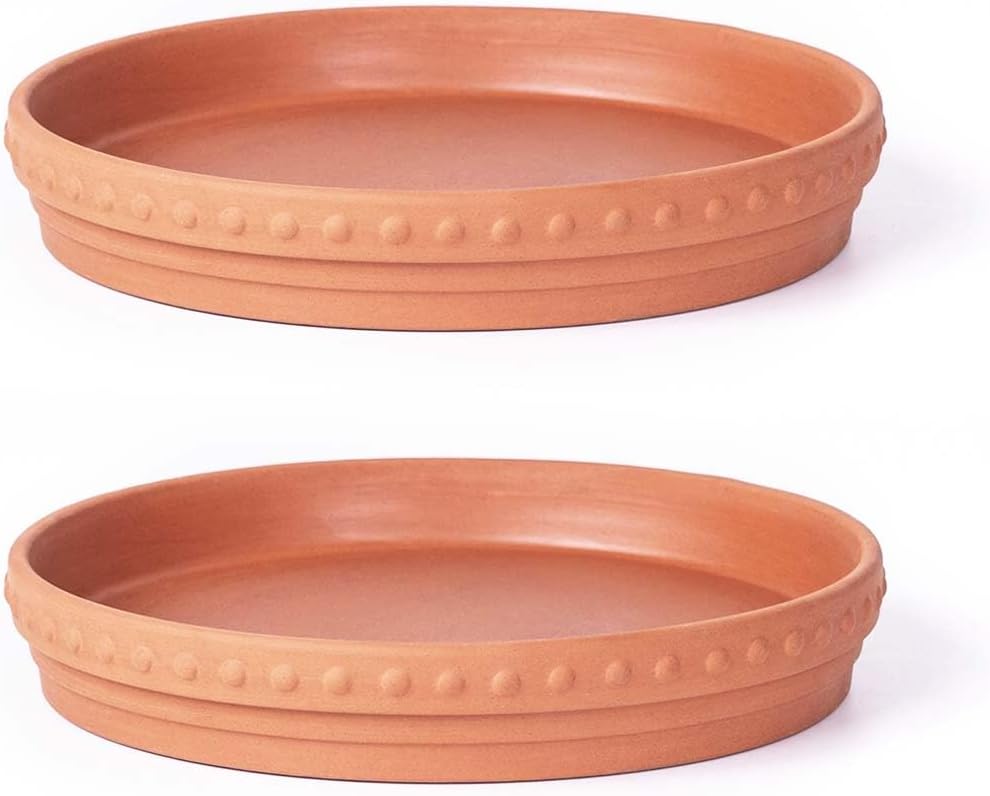 Premium Terracotta Saucer Round Ceramic Plant Trays