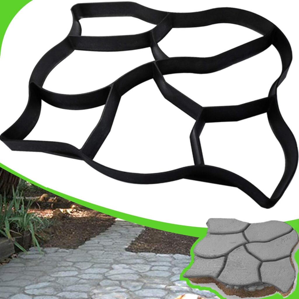 Reusable Concrete Path Maker for Stepping Stone 
