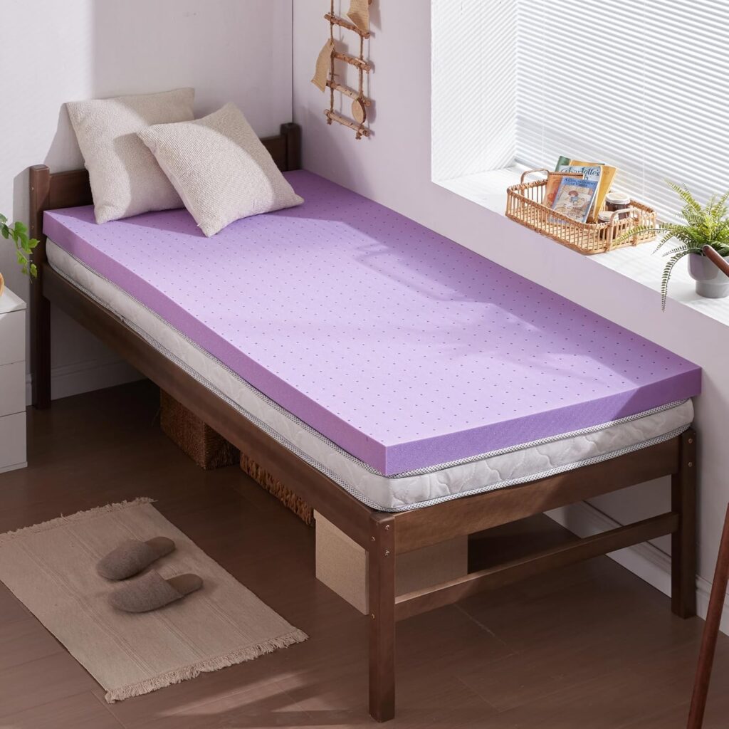 SINWEEK Gel Memory Foam Mattress Topper Twin XL