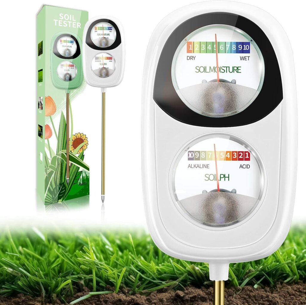 soil test kit for rose garden ph and moisture