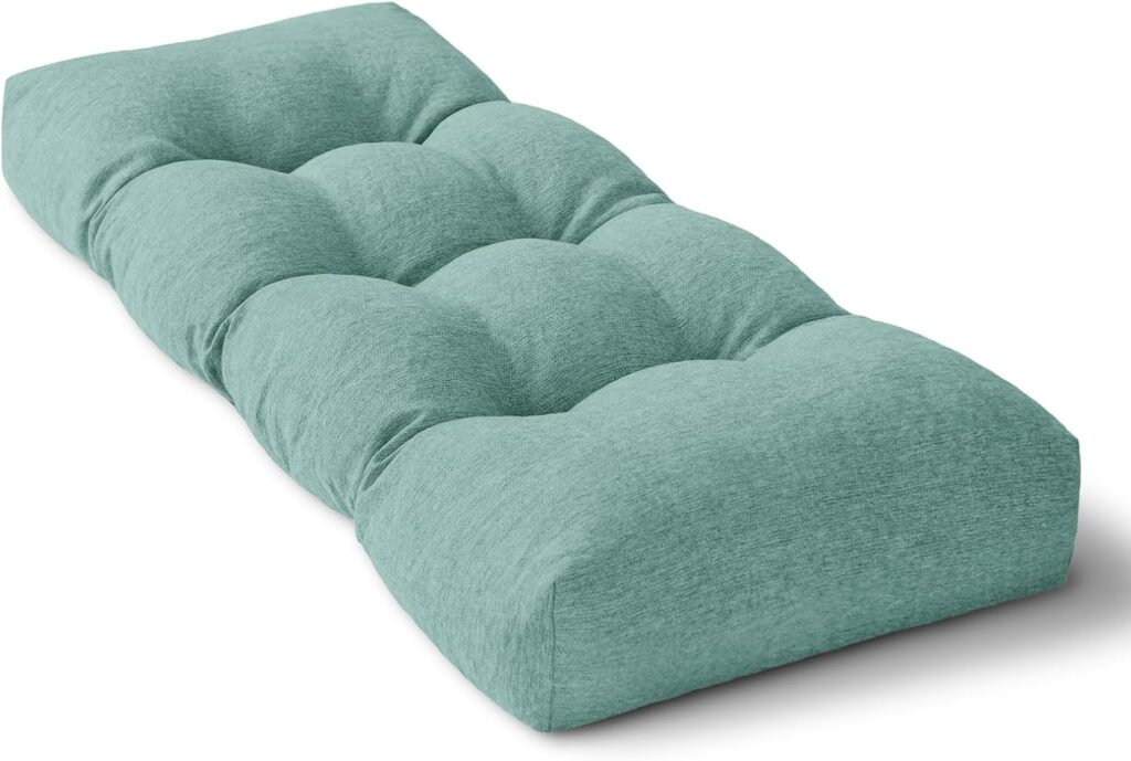 SUNROX LokGrip memory foam bench cushion cream 42 inch for window seat