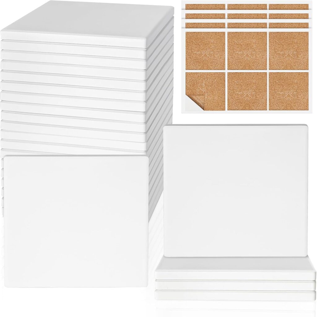 ceramic tiles unglazed blank coasters for decoupage