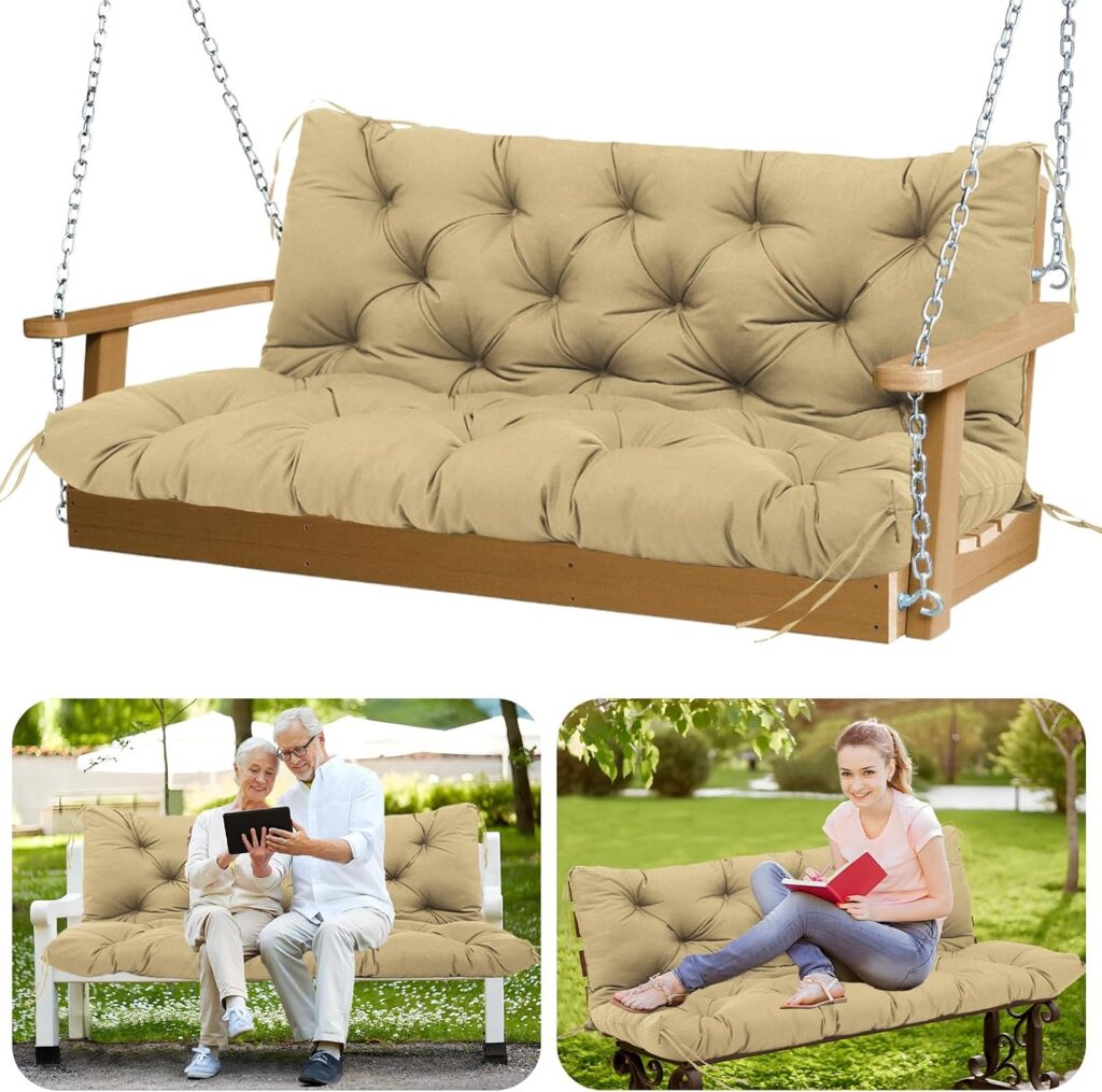 durable porch swing cushion outdoor weather resistant