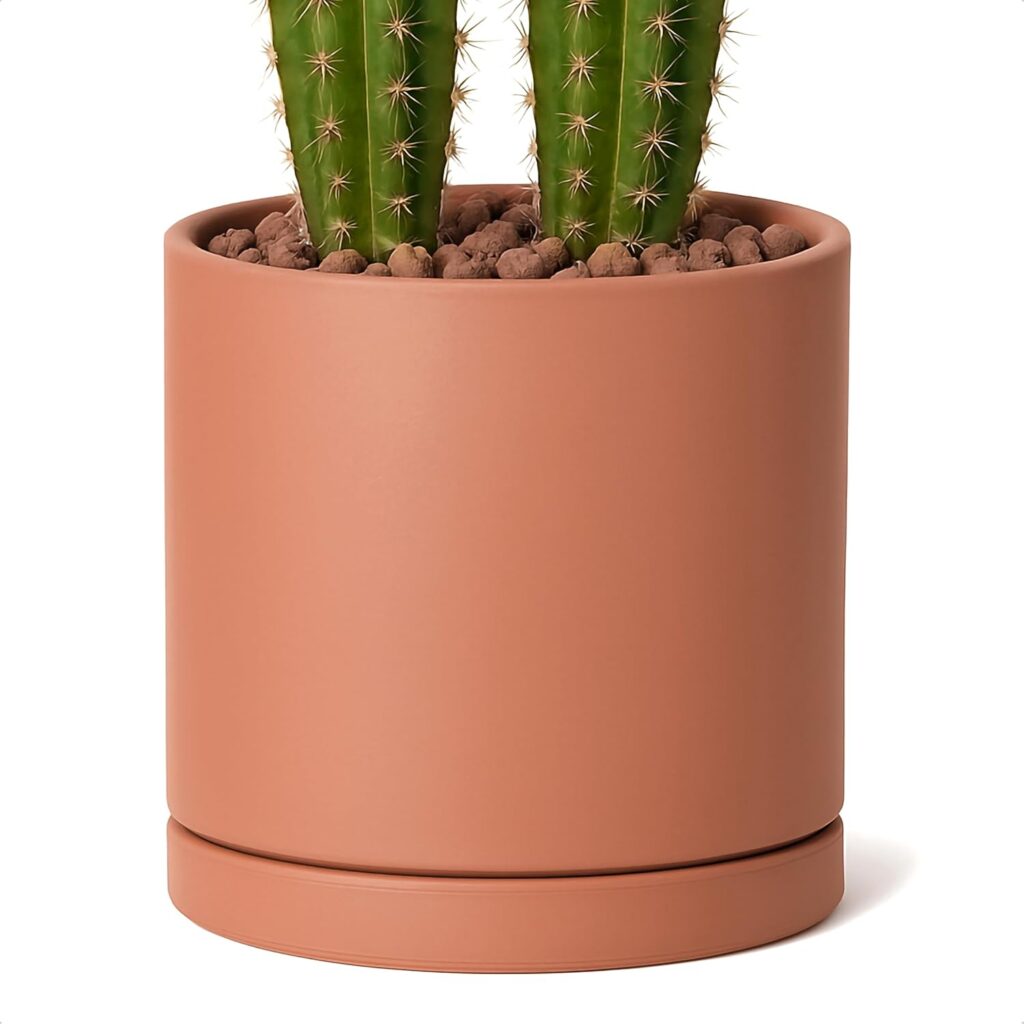 large 10 inch terracotta plant pot for decoupage
