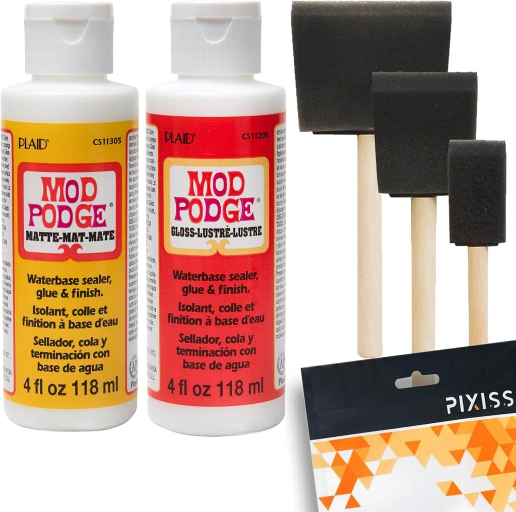 mod podge decoupage starter kit gloss and matte