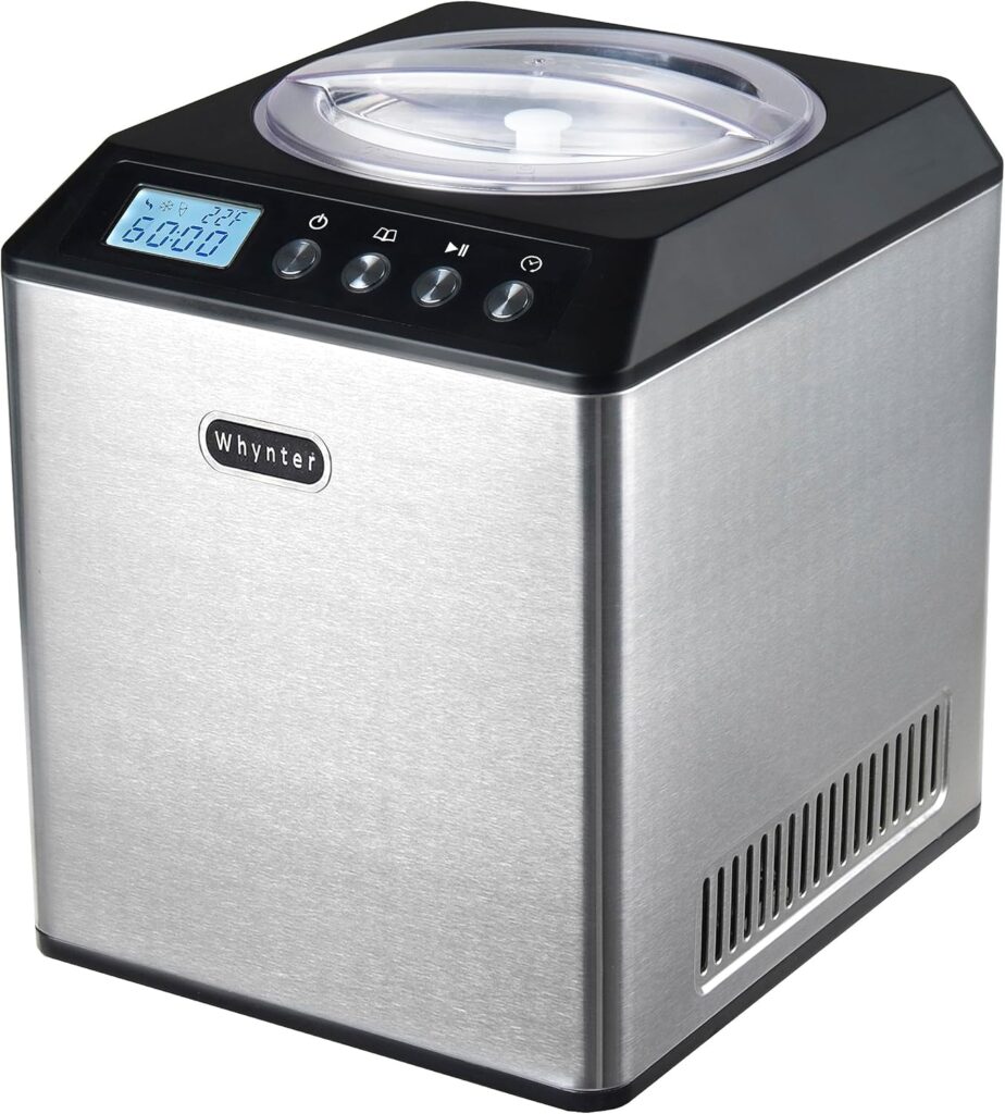 Whynter automatic ice cream maker for creamy homemade ice cream