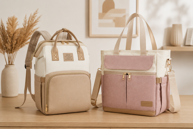 organizer bags for women tote bags travel bags and diaper bags flatlay
