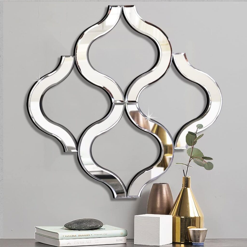Chrome side table with magazine rack round minimalist nightstand with storage