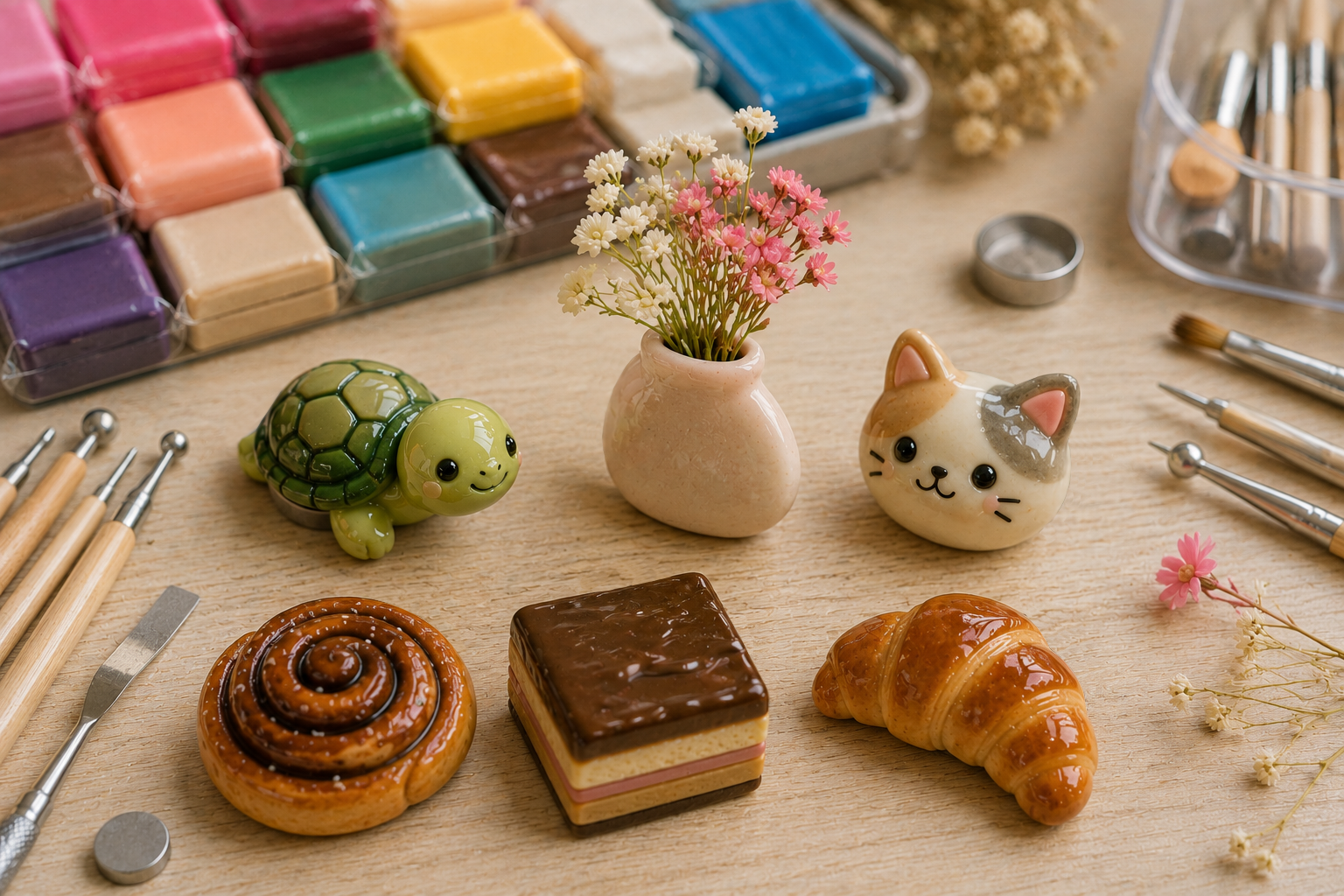 DIY Clay Crafts — Cute Animal Figurines and Fridge Magnets to Make at Home