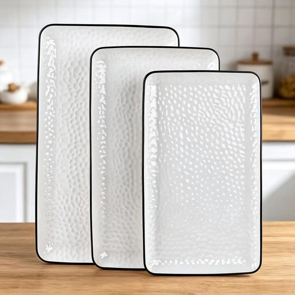 ceramic plate 3set for serving food