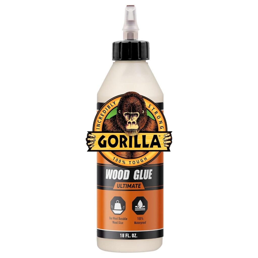 Gorilla ultimate waterproof wood glue for assembling DIY moss wall frame