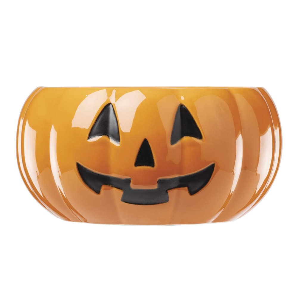Lenox vintage figural pumpkin Halloween candy bowl 9.25 inch porcelain