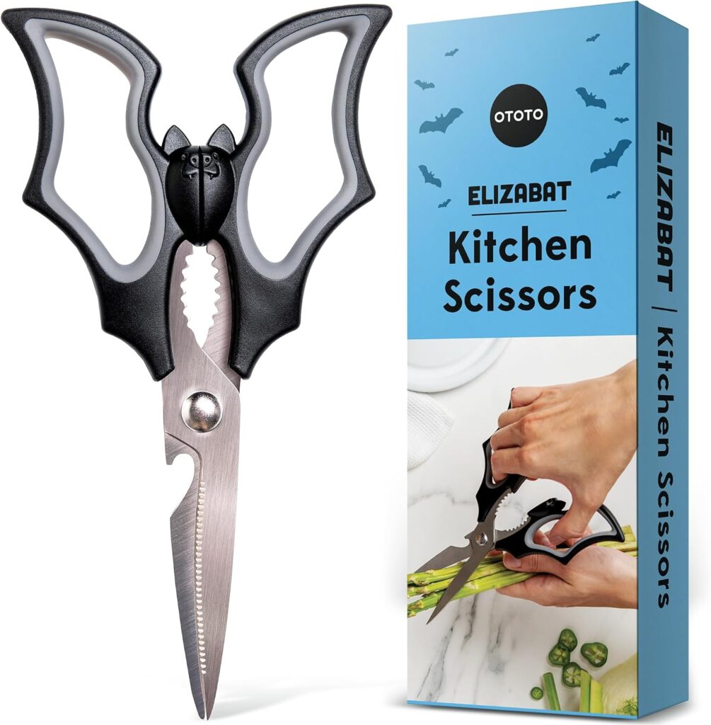 OTOTO Elizabat Halloween bat-shaped kitchen scissors spooky functional tool
