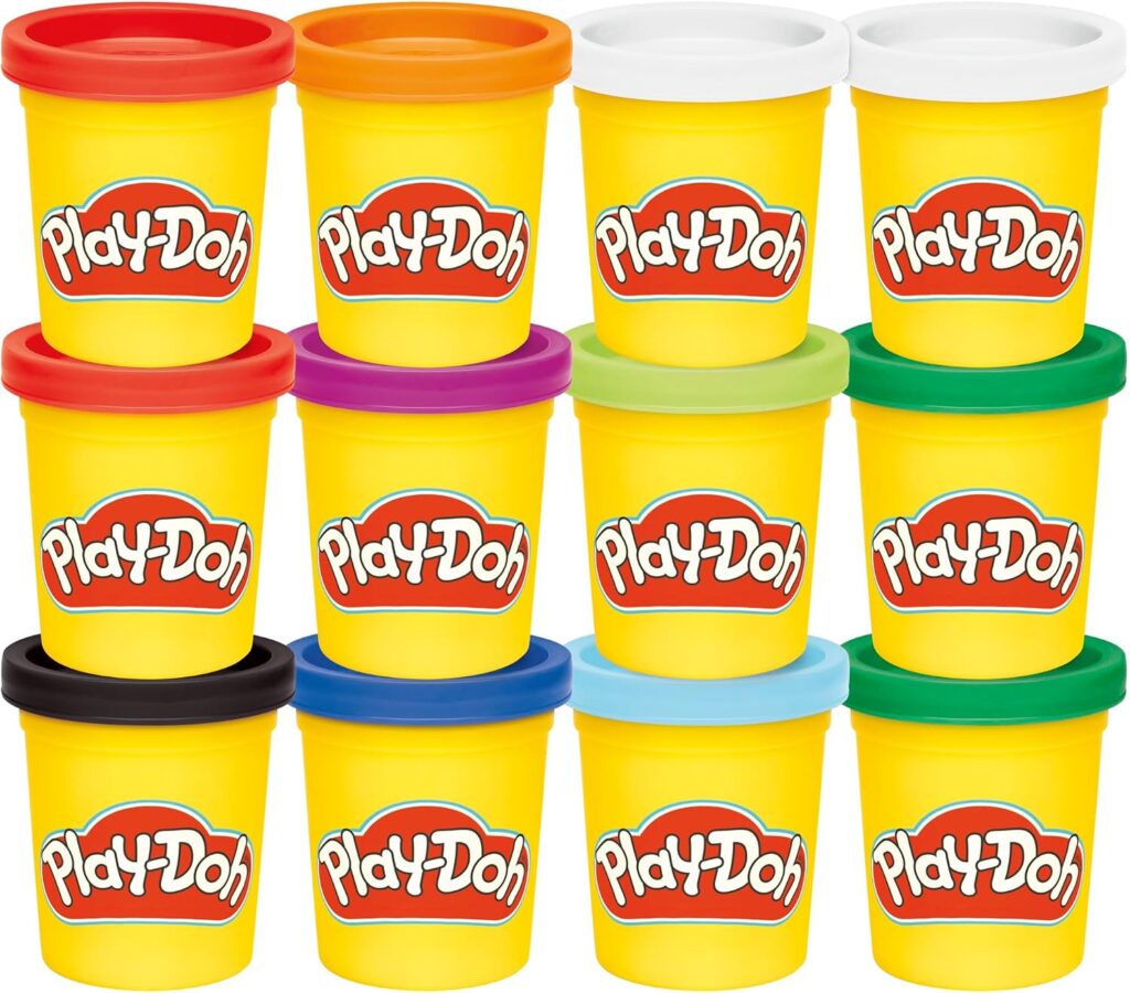 Play-Doh jewel colors 12-pack for chestnut hedgehog kindergarten fall crafts