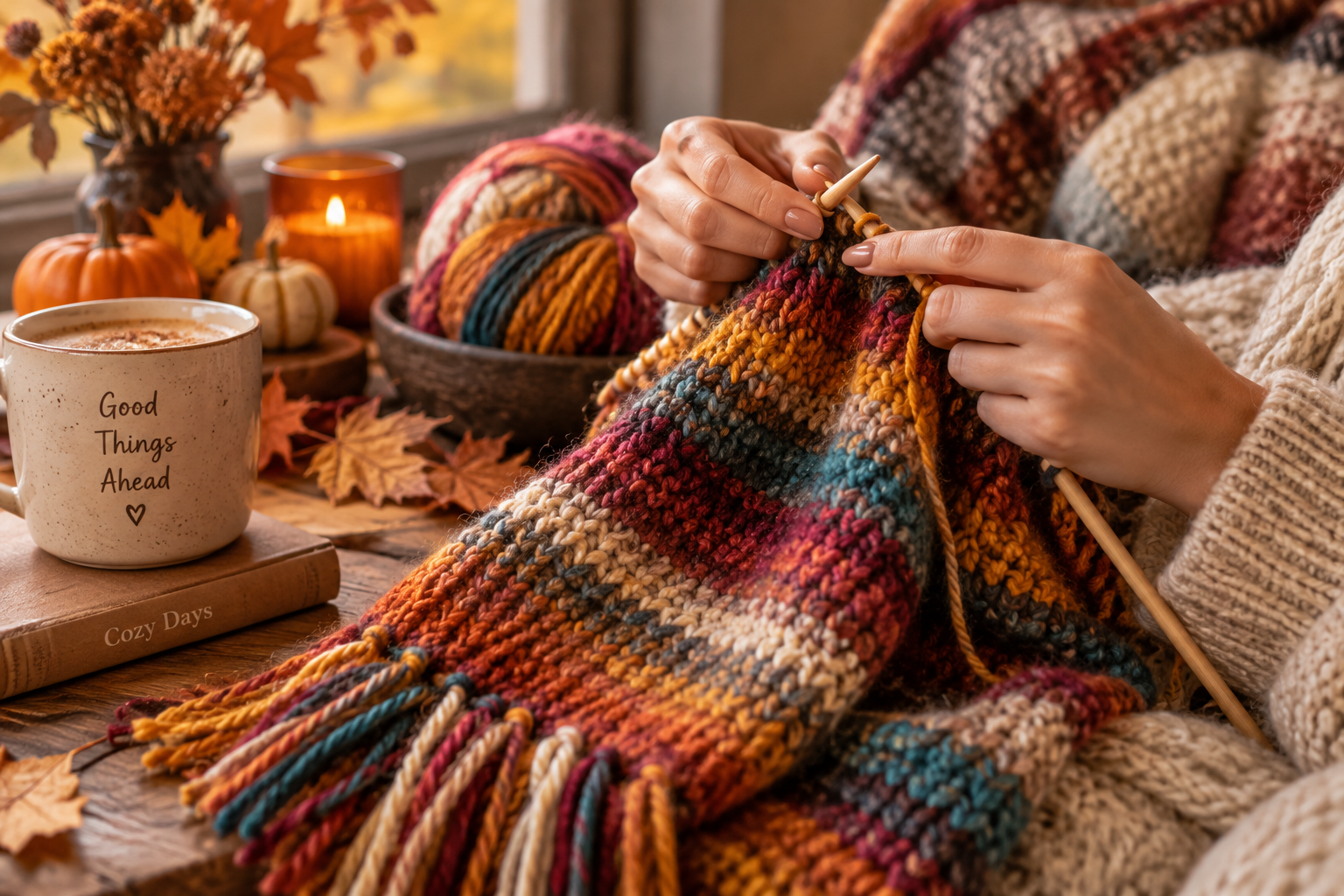 Striped Scarf Knitting — Ideas, Yarns and Tools to Get Started
