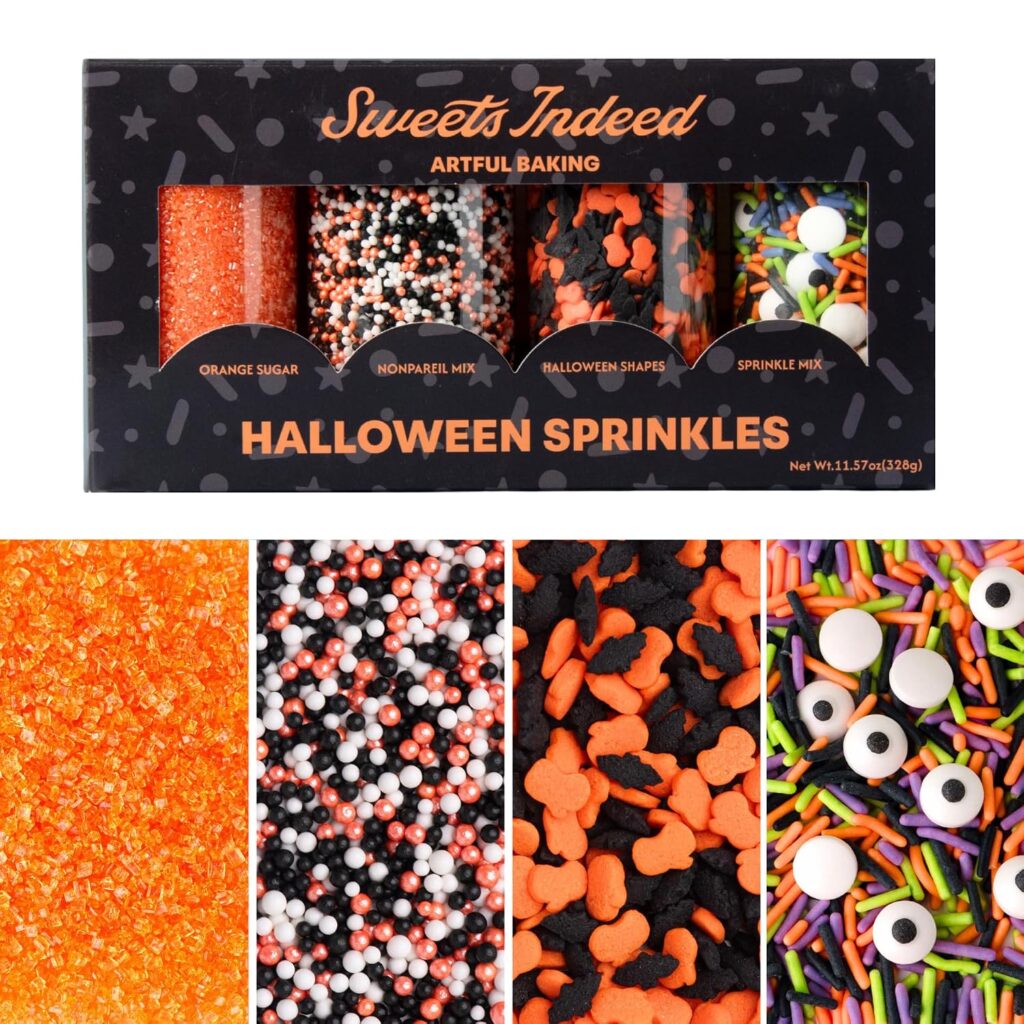 Edible sugar eyes for decorating Halloween treat